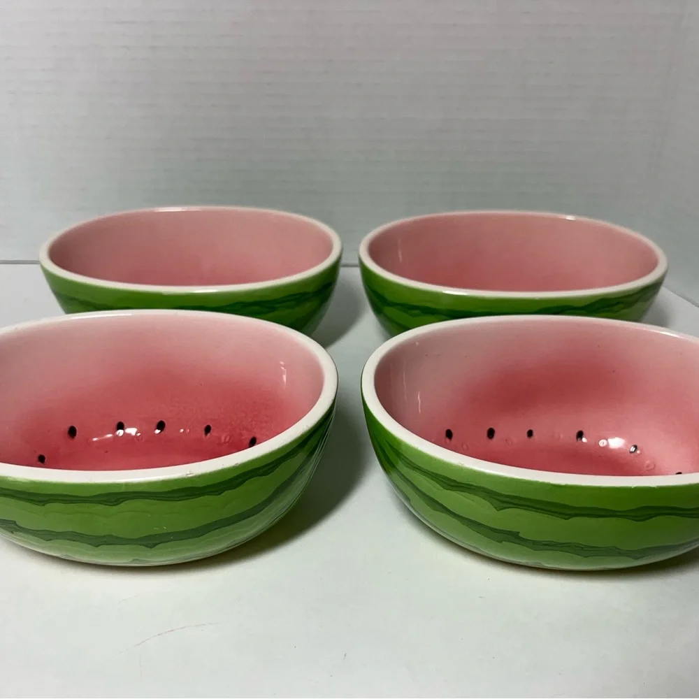 Pier 1 Watermelon Oval Bowls